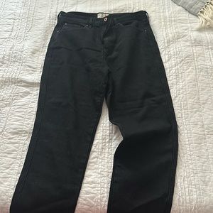 NWOT Free People Black Straight Leg jeans